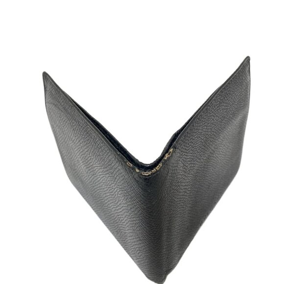 Auth BVLGARI - Black Leather Bifold Wallet - Picture 5 of 10